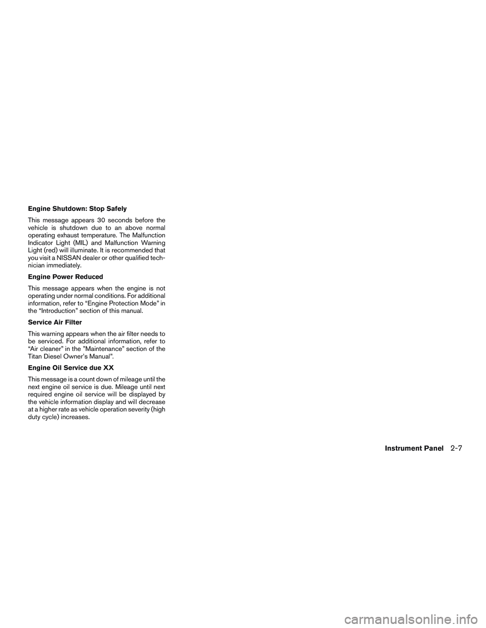 NISSAN TITAN XD 2017  Owners Manual 