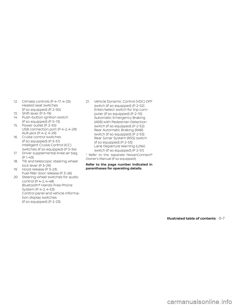 NISSAN VERSA NOTE 2021  Owners Manual 