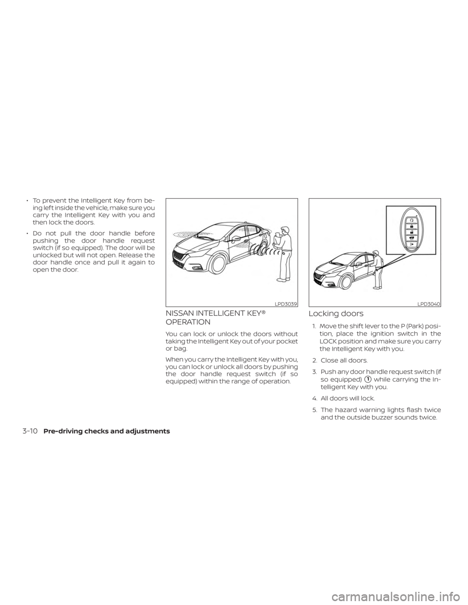 NISSAN VERSA NOTE 2021  Owners Manual 
