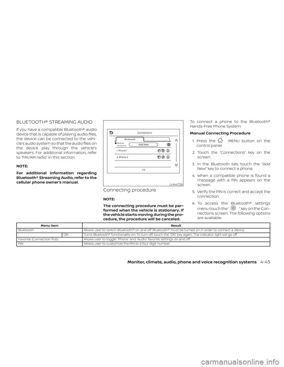 NISSAN VERSA SEDAN 2021  Owners Manual 