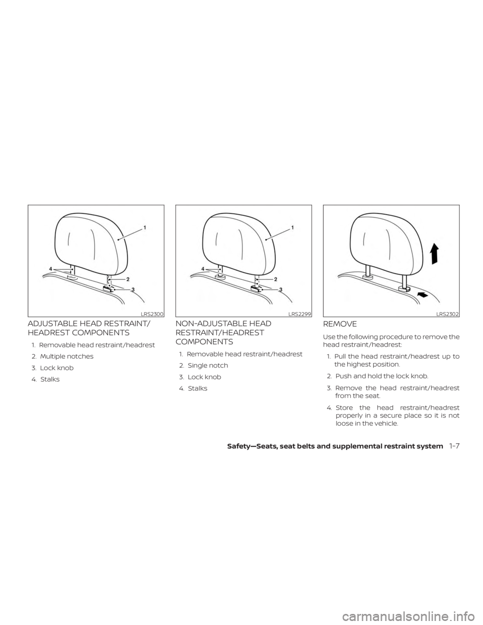 NISSAN VERSA SEDAN 2021  Owners Manual 