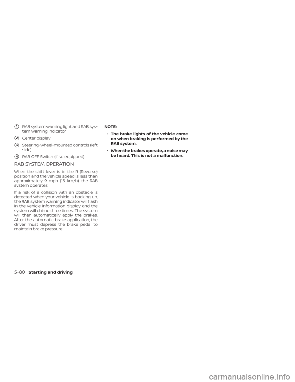 NISSAN VERSA SEDAN 2021  Owners Manual 