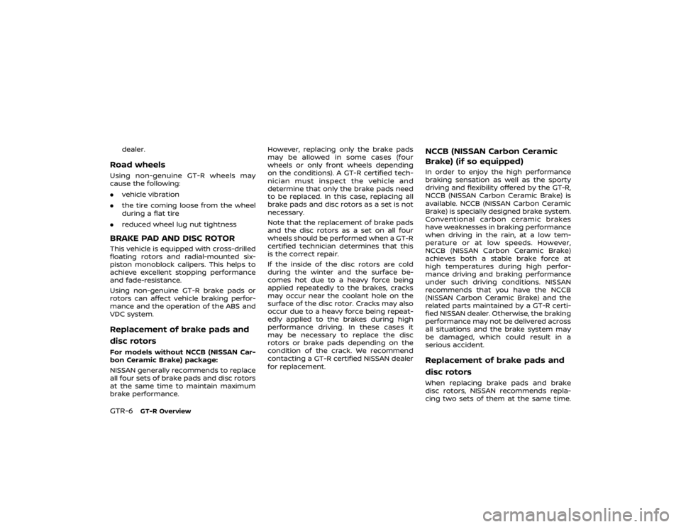 NISSAN GT-R 2019  Owners Manual 