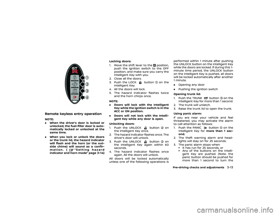NISSAN GT-R 2019  Owners Manual 