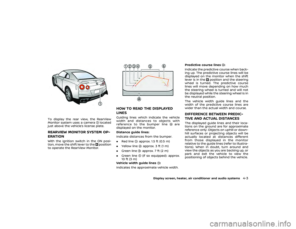 NISSAN GT-R 2019  Owners Manual When parking the vehicle 