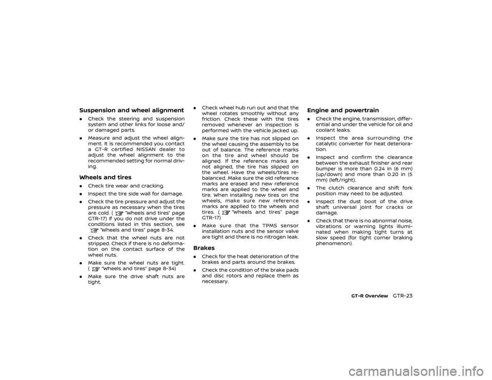 NISSAN GT-R 2019  Owners Manual 