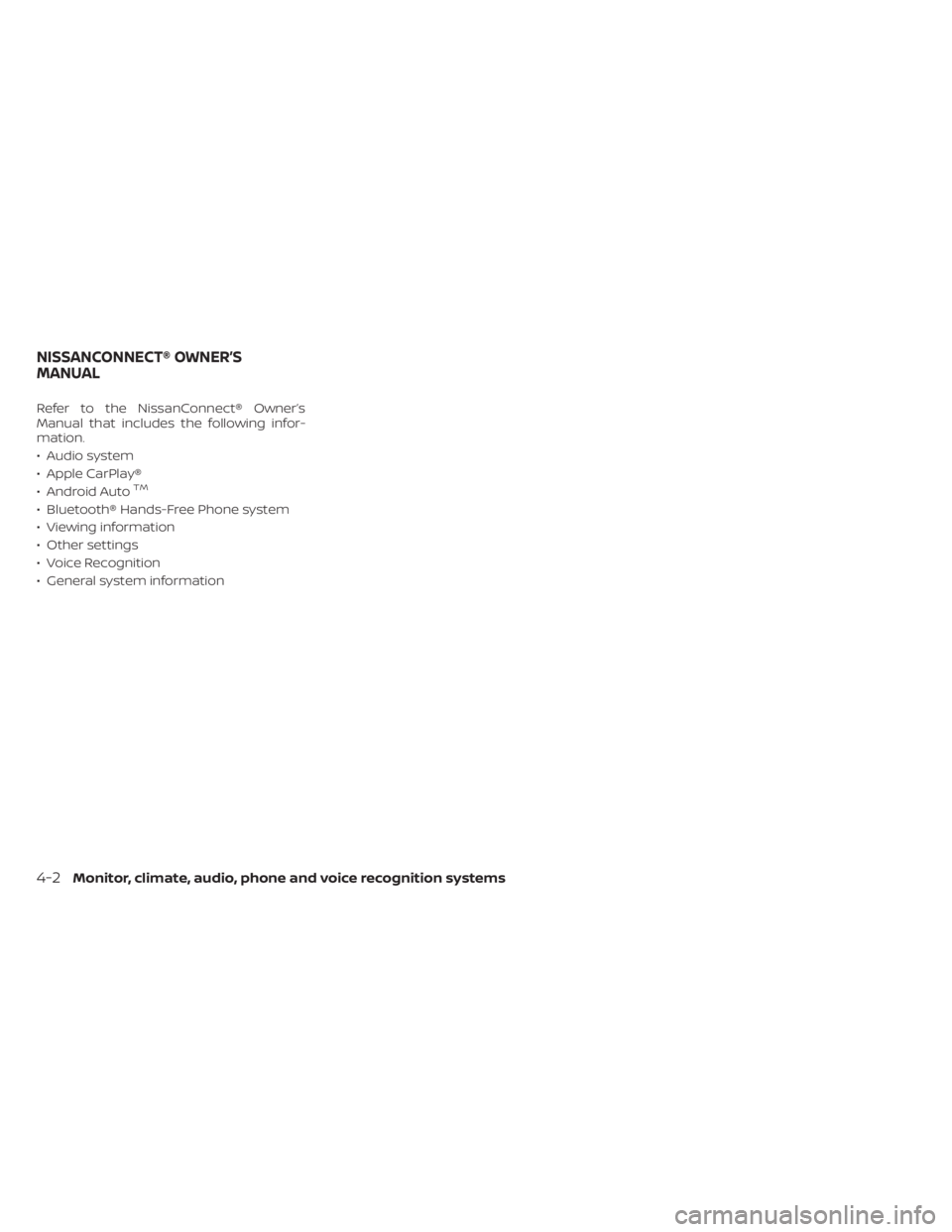 NISSAN NV200 2022  Owners Manual 