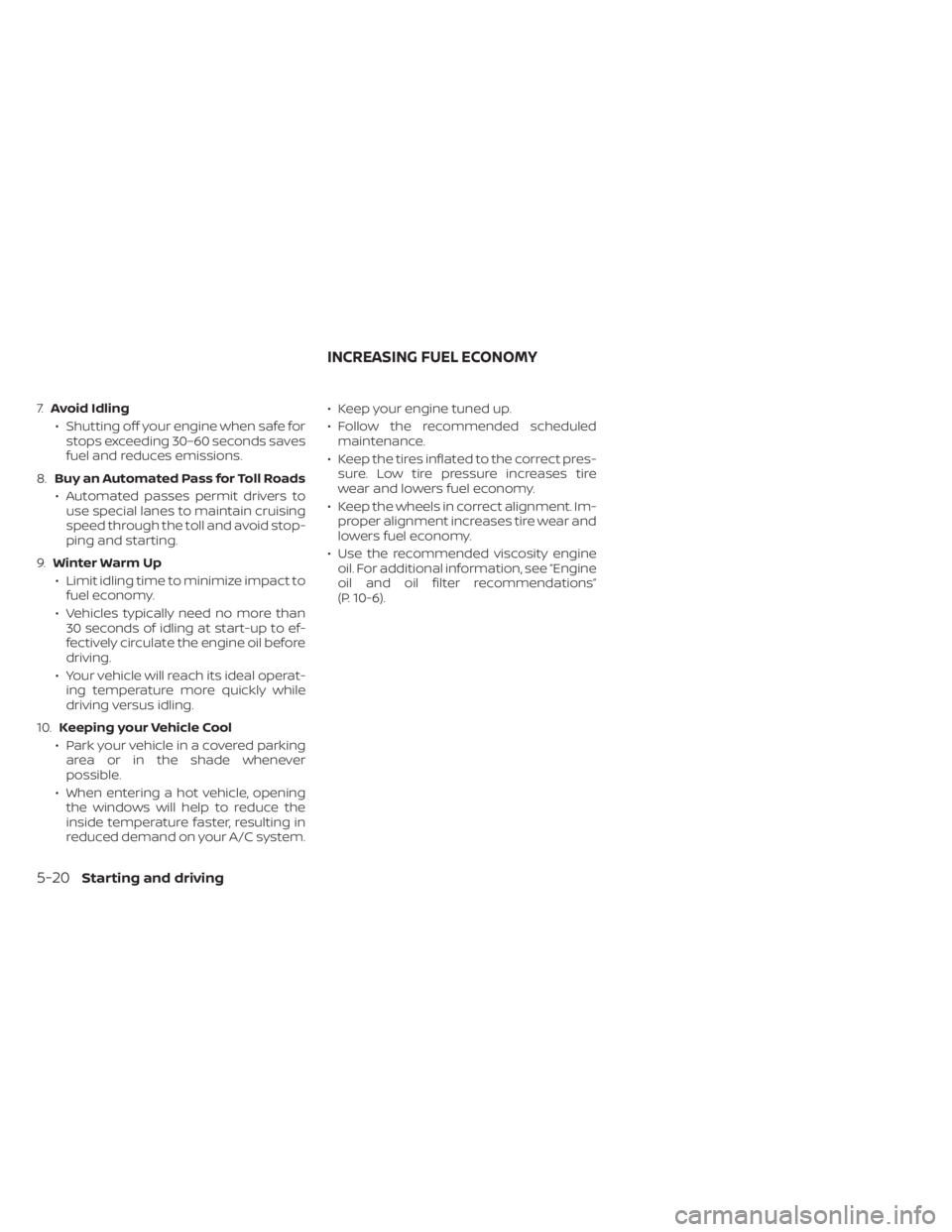 NISSAN NV200 2022  Owners Manual 