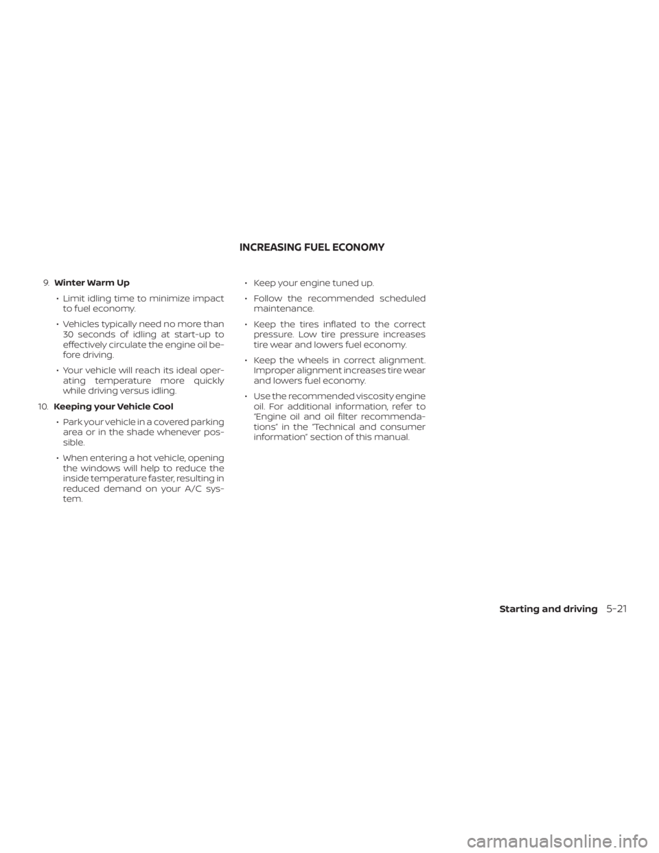 NISSAN NV200 2020  Owners Manual 