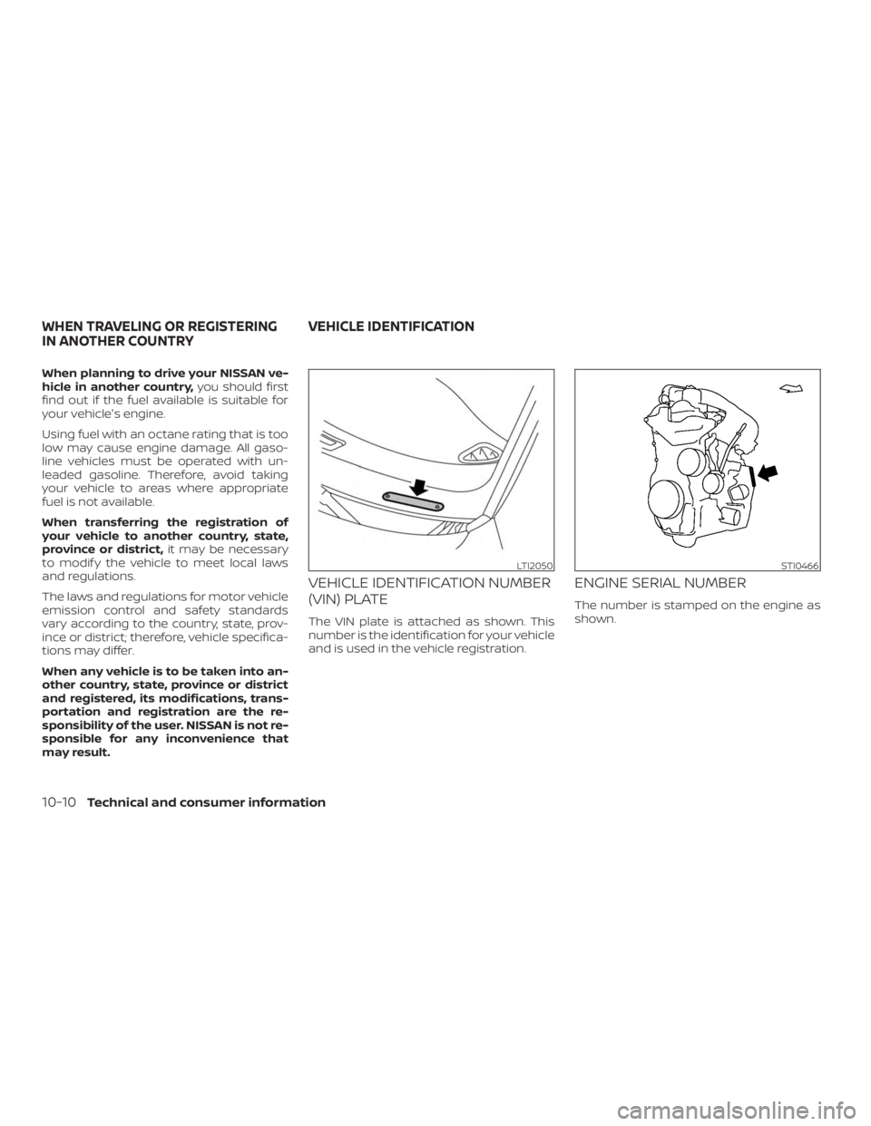 NISSAN NV200 2020  Owners Manual 