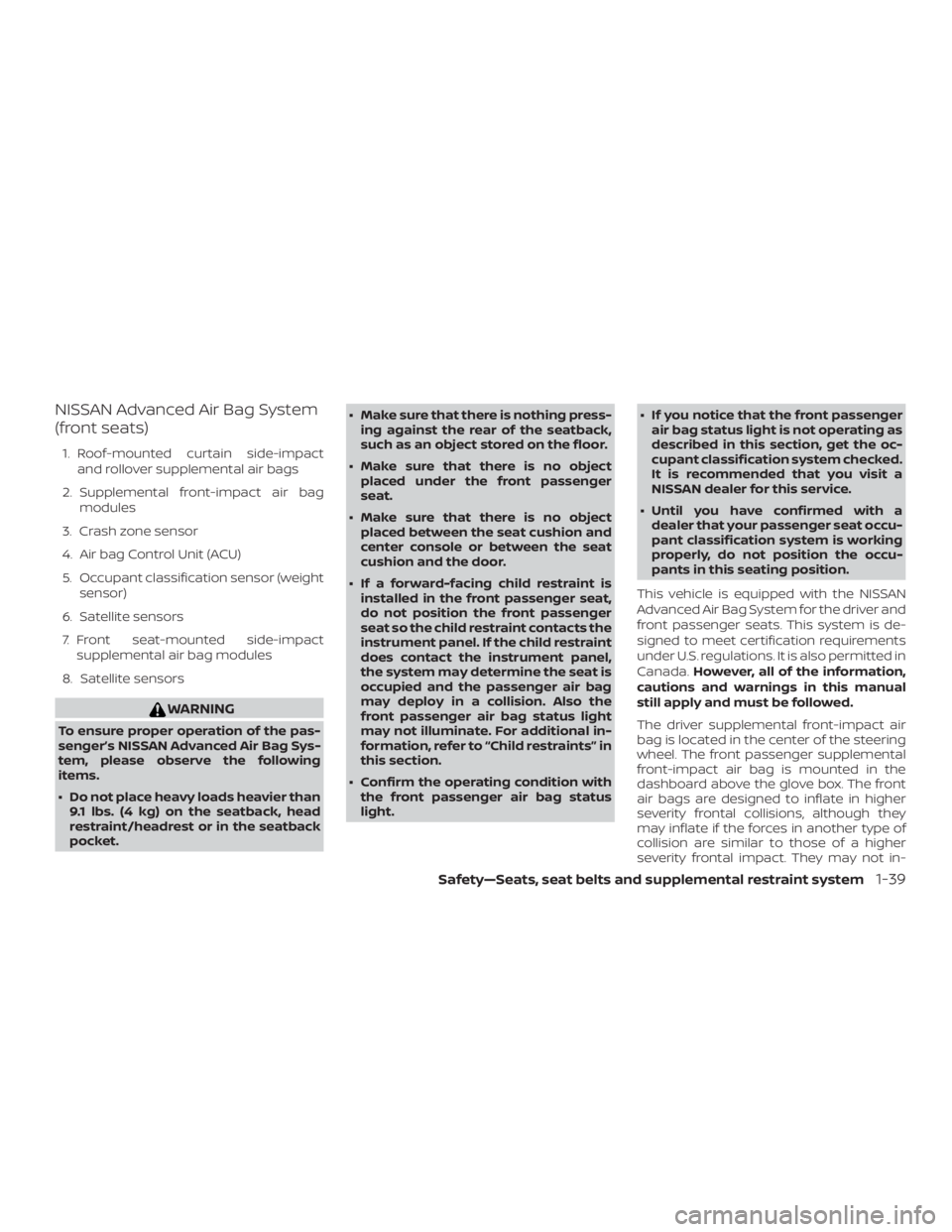 NISSAN NV200 2019  Owners Manual 