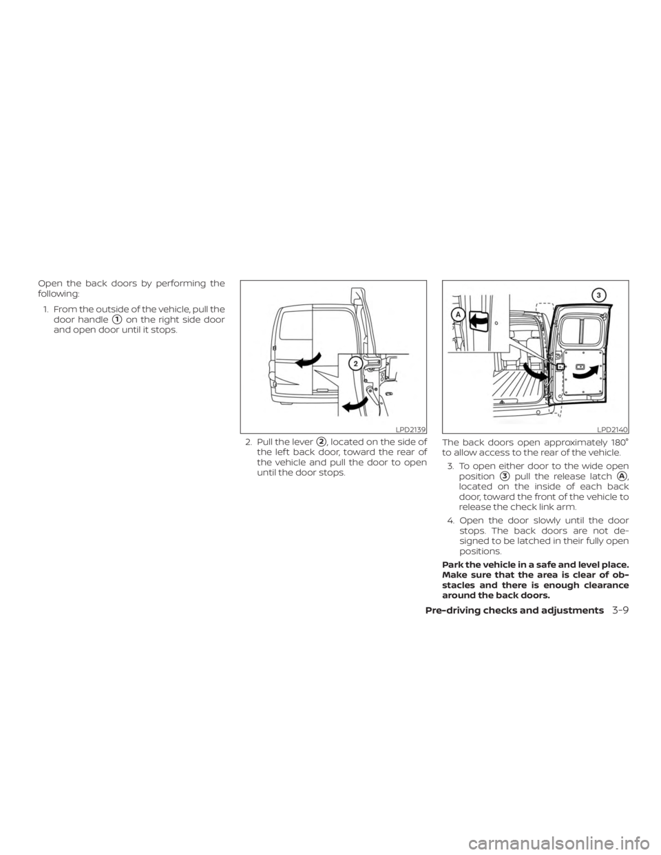 NISSAN NV200 2018  Owners Manual 
