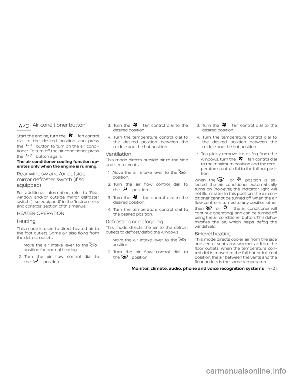 NISSAN NV200 2018  Owners Manual 