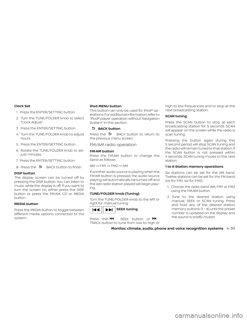 NISSAN NV200 2018  Owners Manual 