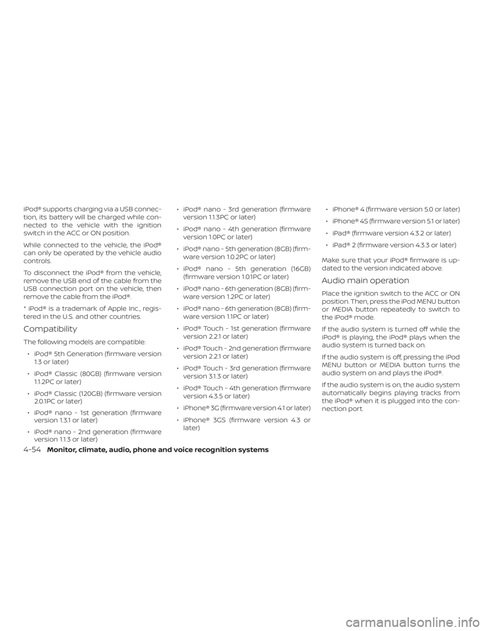 NISSAN NV200 2018  Owners Manual 