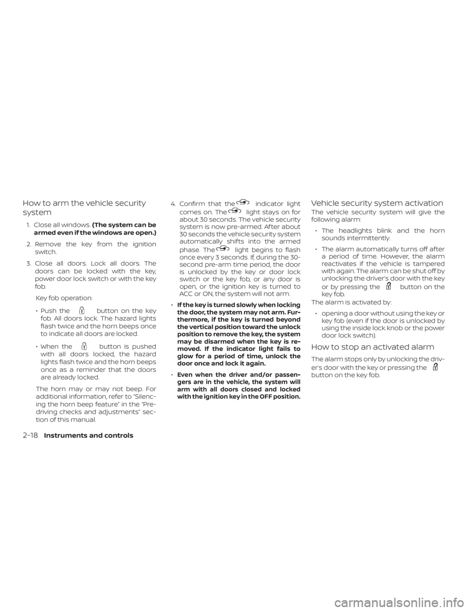 NISSAN NV200 2018  Owners Manual 