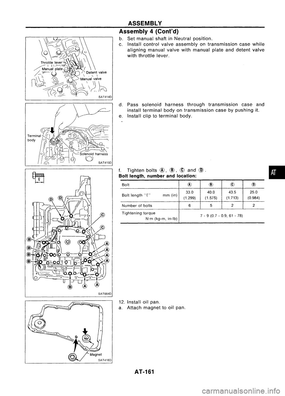 NISSAN ALMERA N15 1995  Service Manual \~~~~~C0\
~~ \.---.!

~ />"0

o 
<=~~ )'()

Throttle lever'~ ~\

~ Il';-,~\ ,~\\)

,./, Manual plate
2\ (

. ~ -P-' (\ 
d (
Detent valve

/- \, 'sdJ :----, \,,,

n\ ';\ ~ &