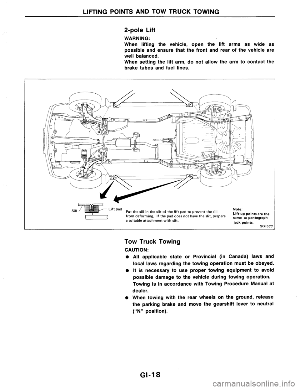 NISSAN AXXESS 1990  Service Repair Manual 