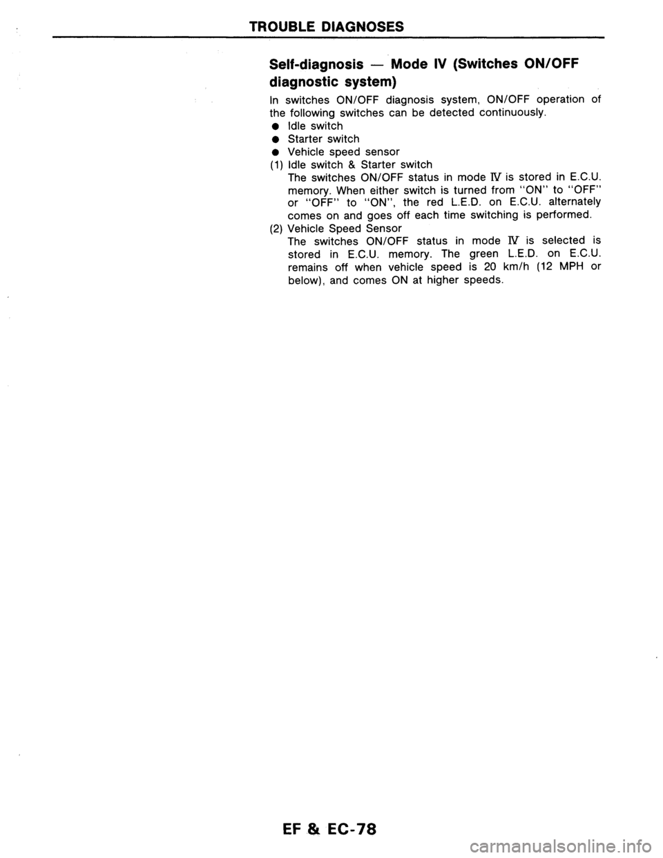 NISSAN AXXESS 1990  Service Repair Manual 