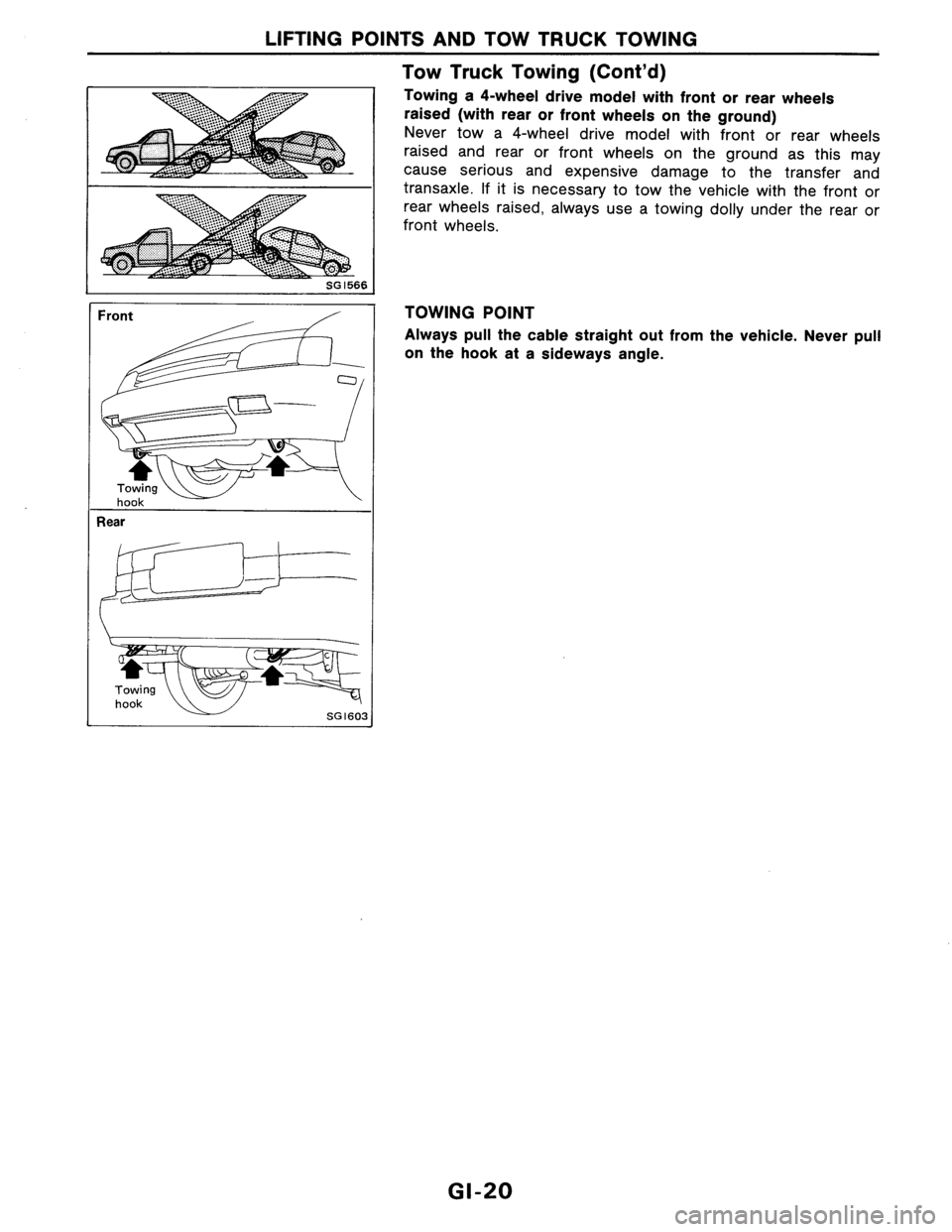 NISSAN AXXESS 1990  Service Repair Manual 