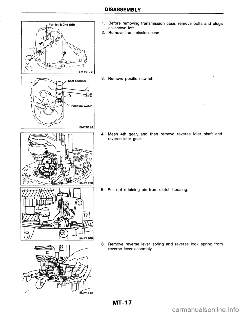 NISSAN AXXESS 1990  Service Repair Manual 