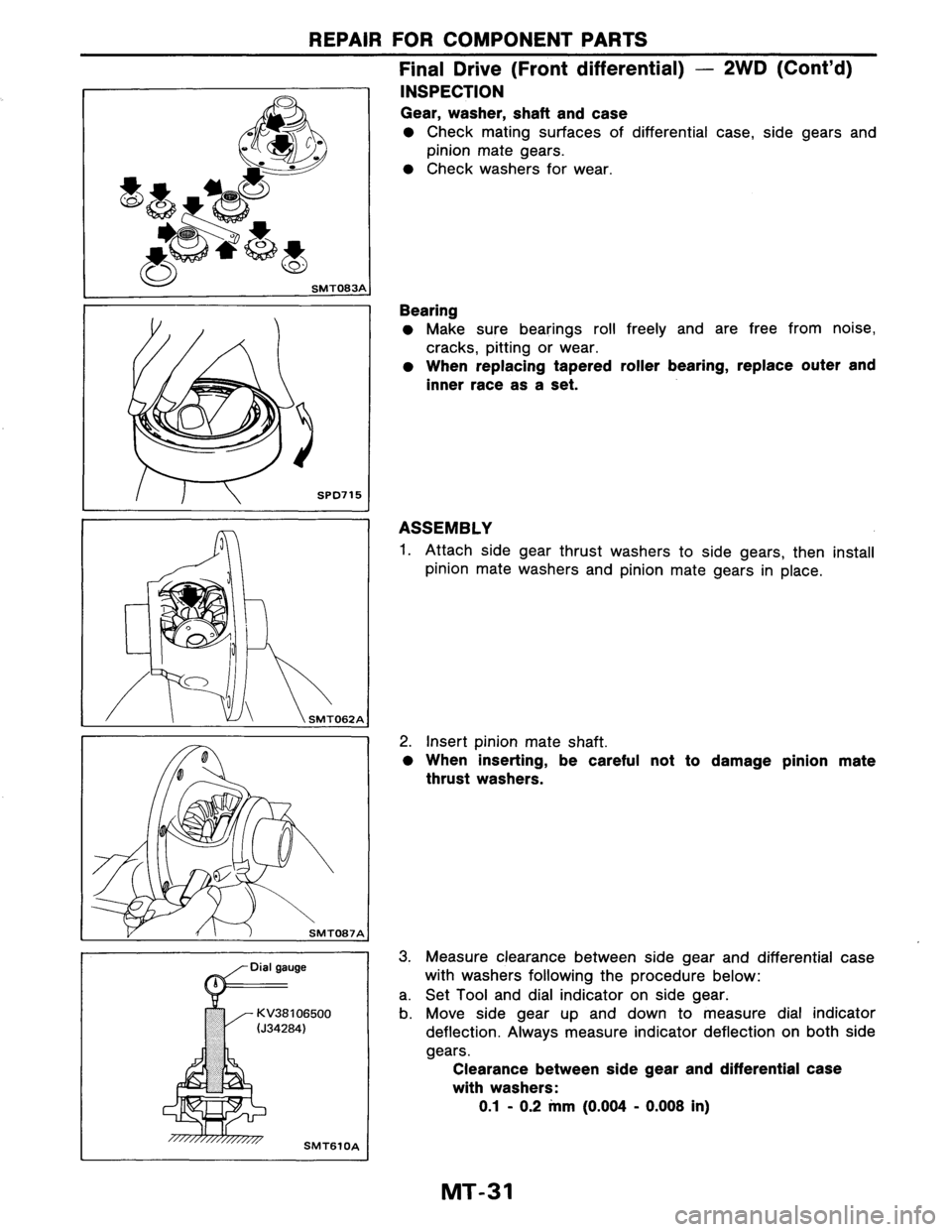 NISSAN AXXESS 1990  Service Repair Manual 