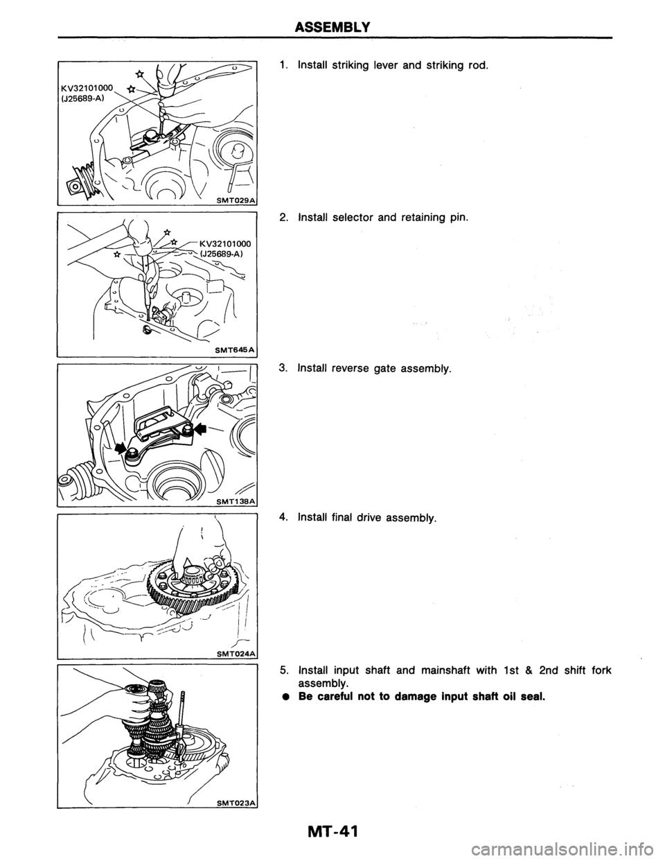 NISSAN AXXESS 1990  Service Repair Manual 