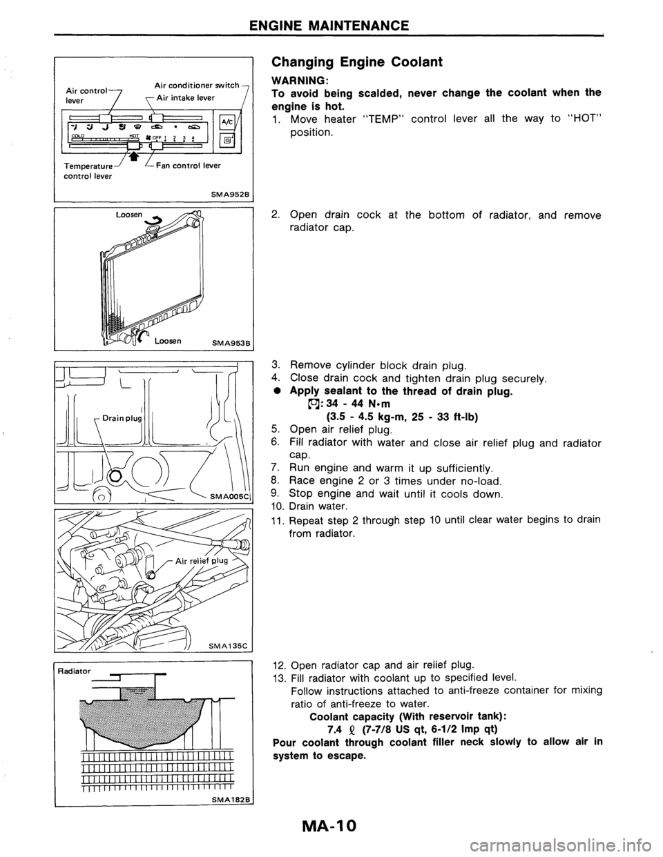 NISSAN AXXESS 1990  Service Repair Manual 