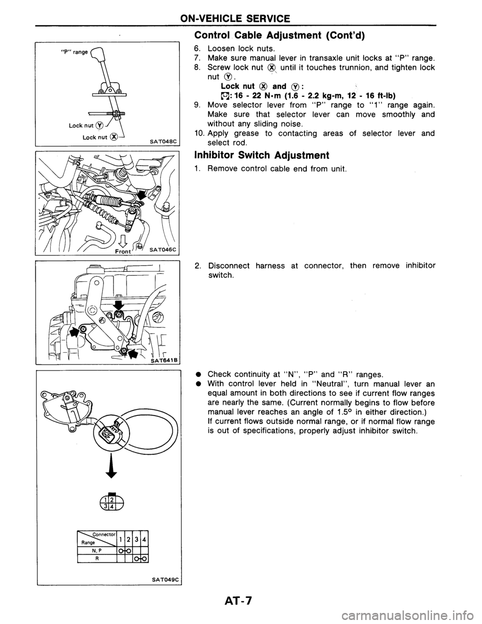 NISSAN AXXESS 1990  Service Repair Manual 