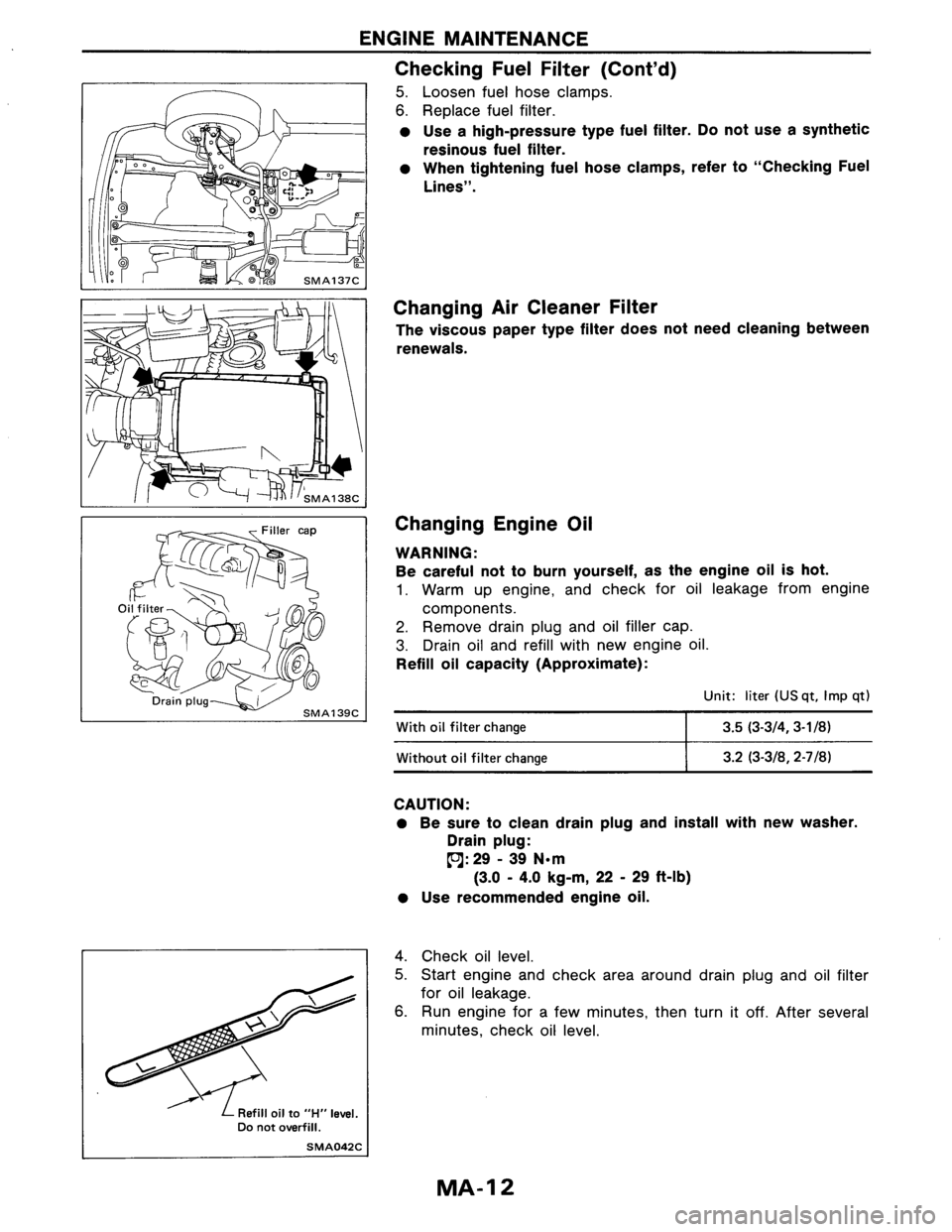 NISSAN AXXESS 1990  Service Repair Manual 
