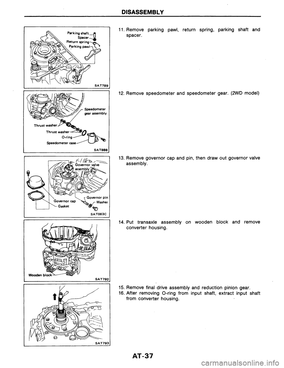 NISSAN AXXESS 1990  Service Repair Manual 