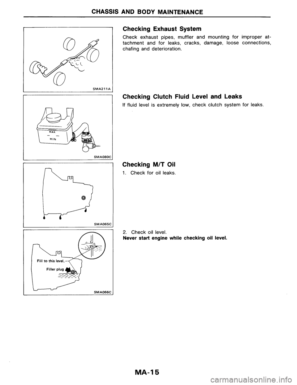 NISSAN AXXESS 1990  Service Repair Manual 