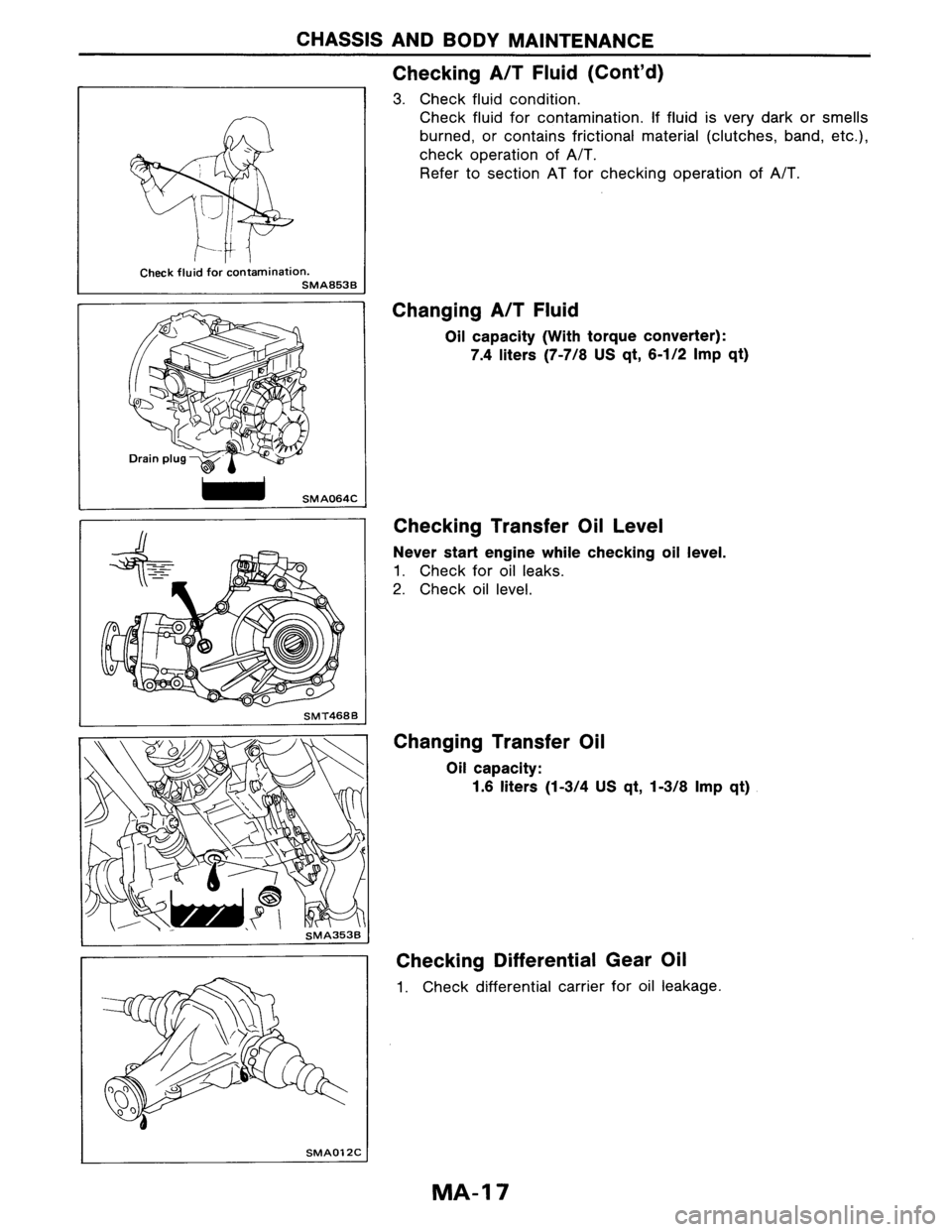NISSAN AXXESS 1990  Service Repair Manual 