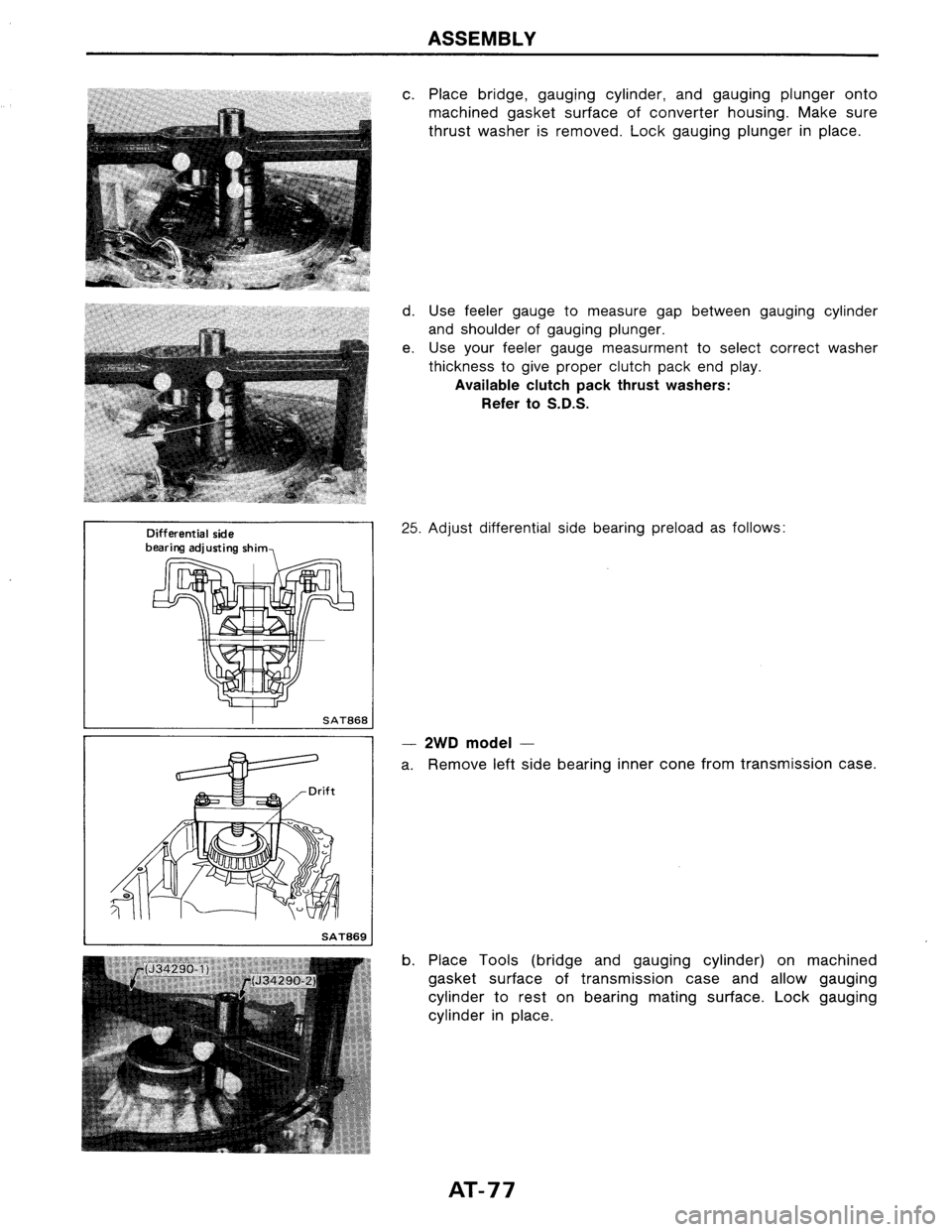 NISSAN AXXESS 1990  Service Repair Manual 
