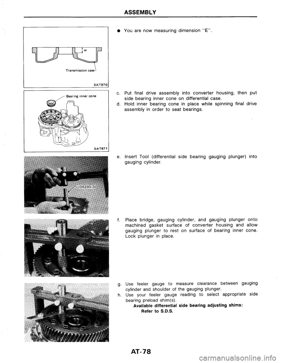 NISSAN AXXESS 1990  Service Repair Manual 