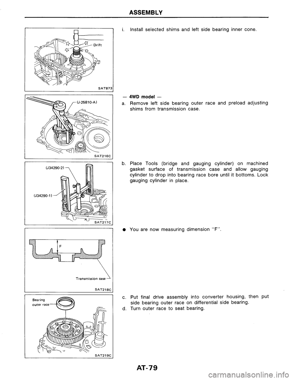 NISSAN AXXESS 1990  Service Repair Manual 