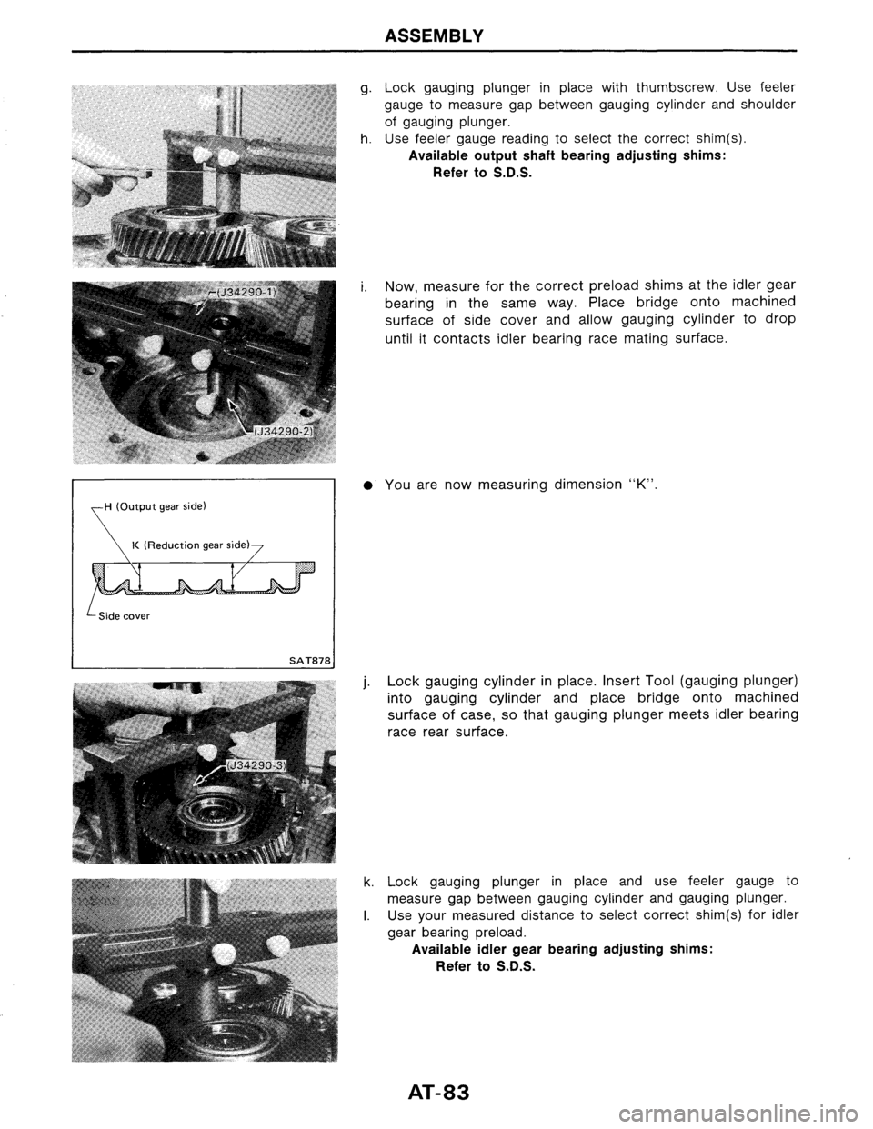 NISSAN AXXESS 1990  Service Repair Manual 