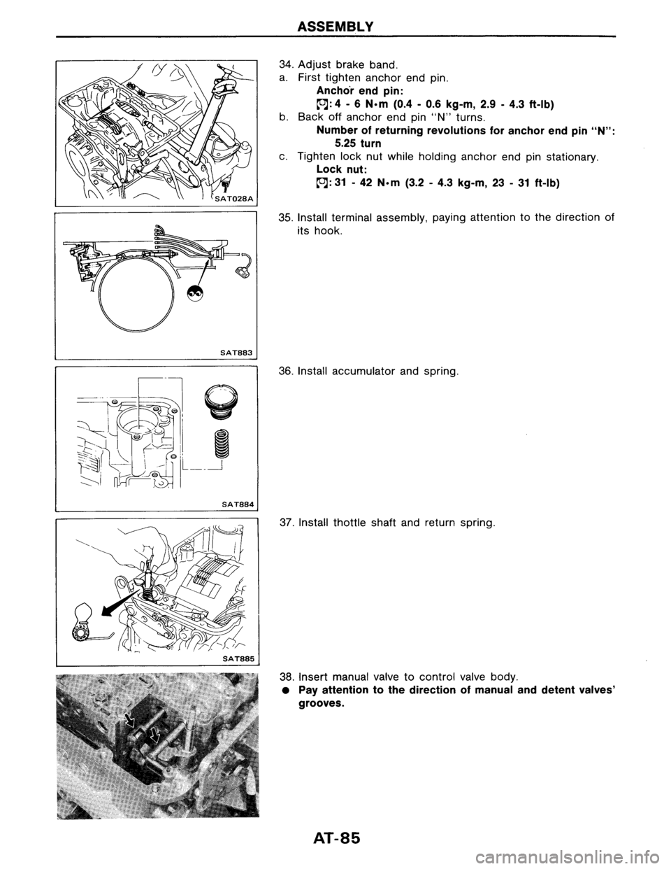 NISSAN AXXESS 1990  Service Repair Manual 