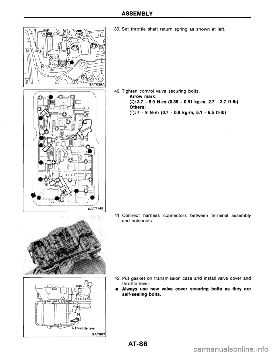 NISSAN AXXESS 1990  Service Repair Manual 