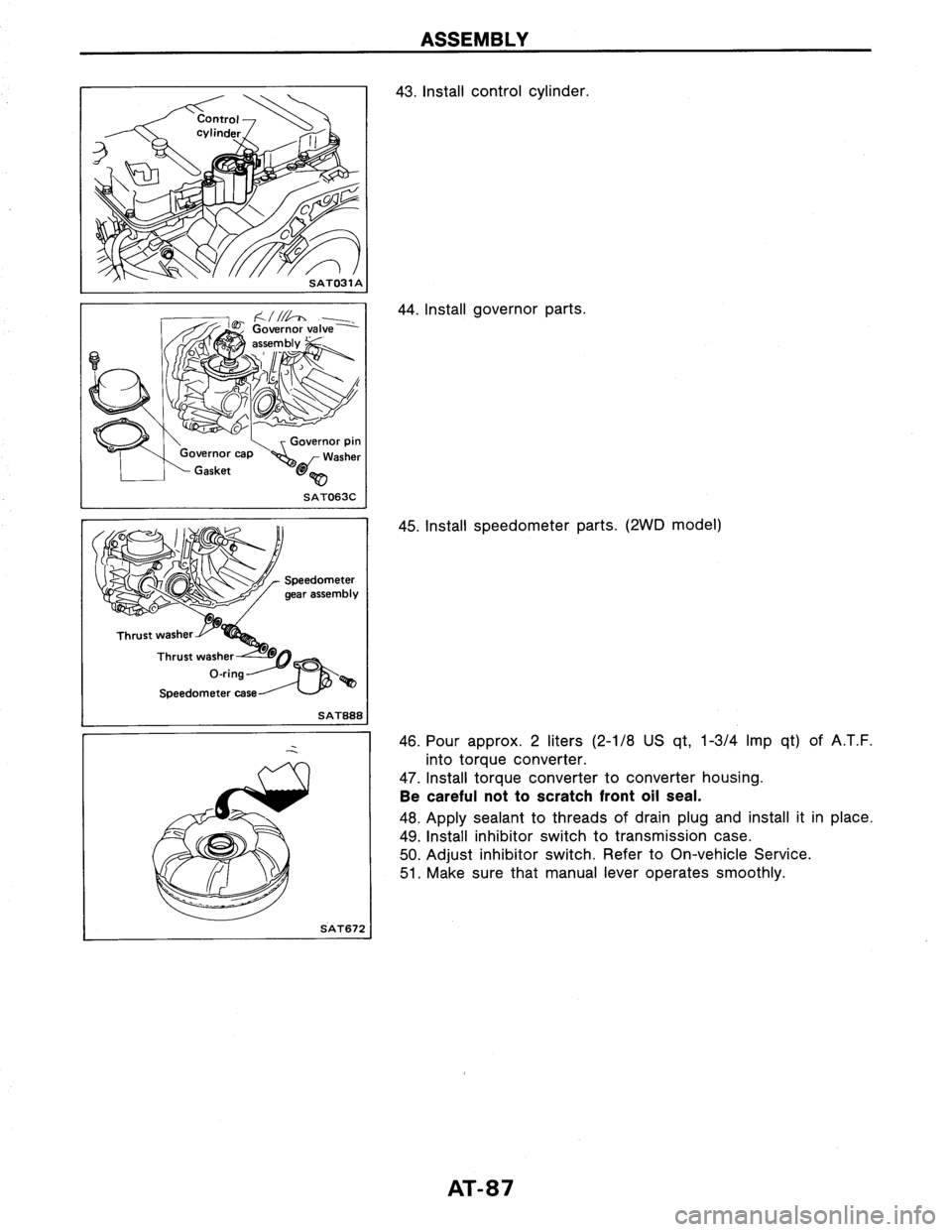 NISSAN AXXESS 1990  Service Repair Manual 