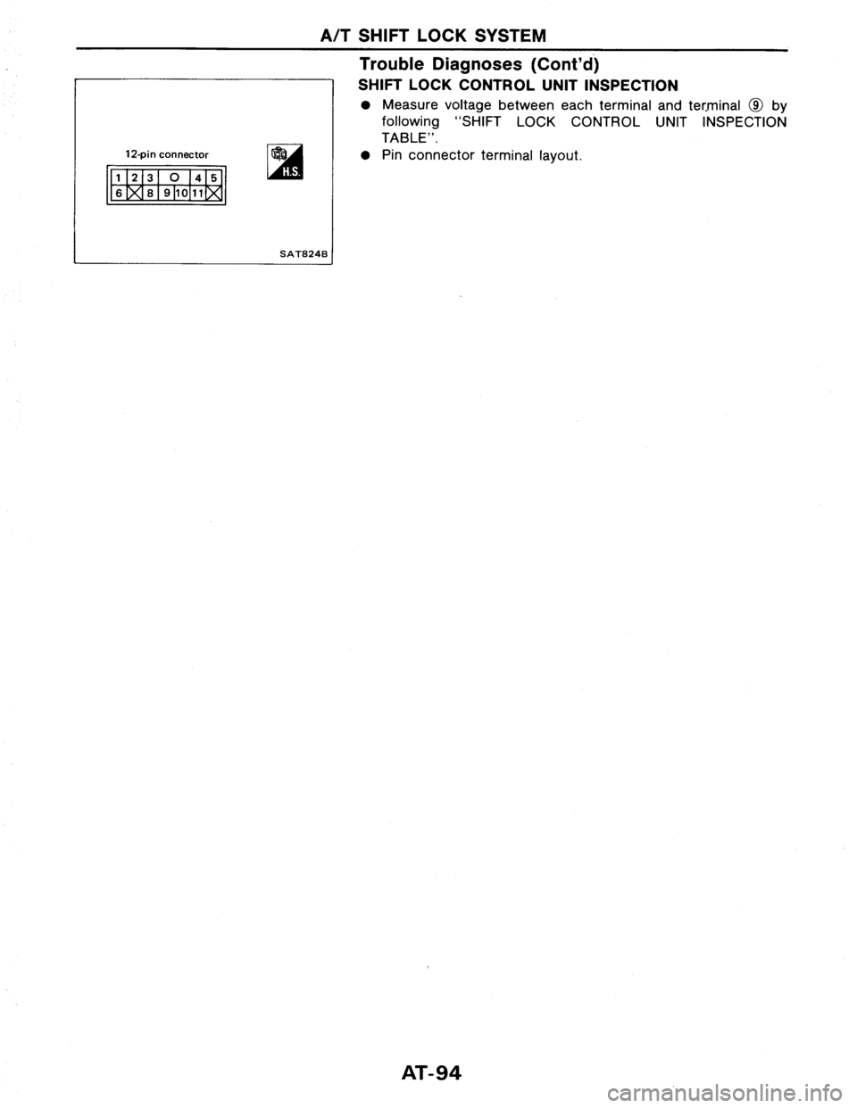 NISSAN AXXESS 1990  Service Repair Manual 
