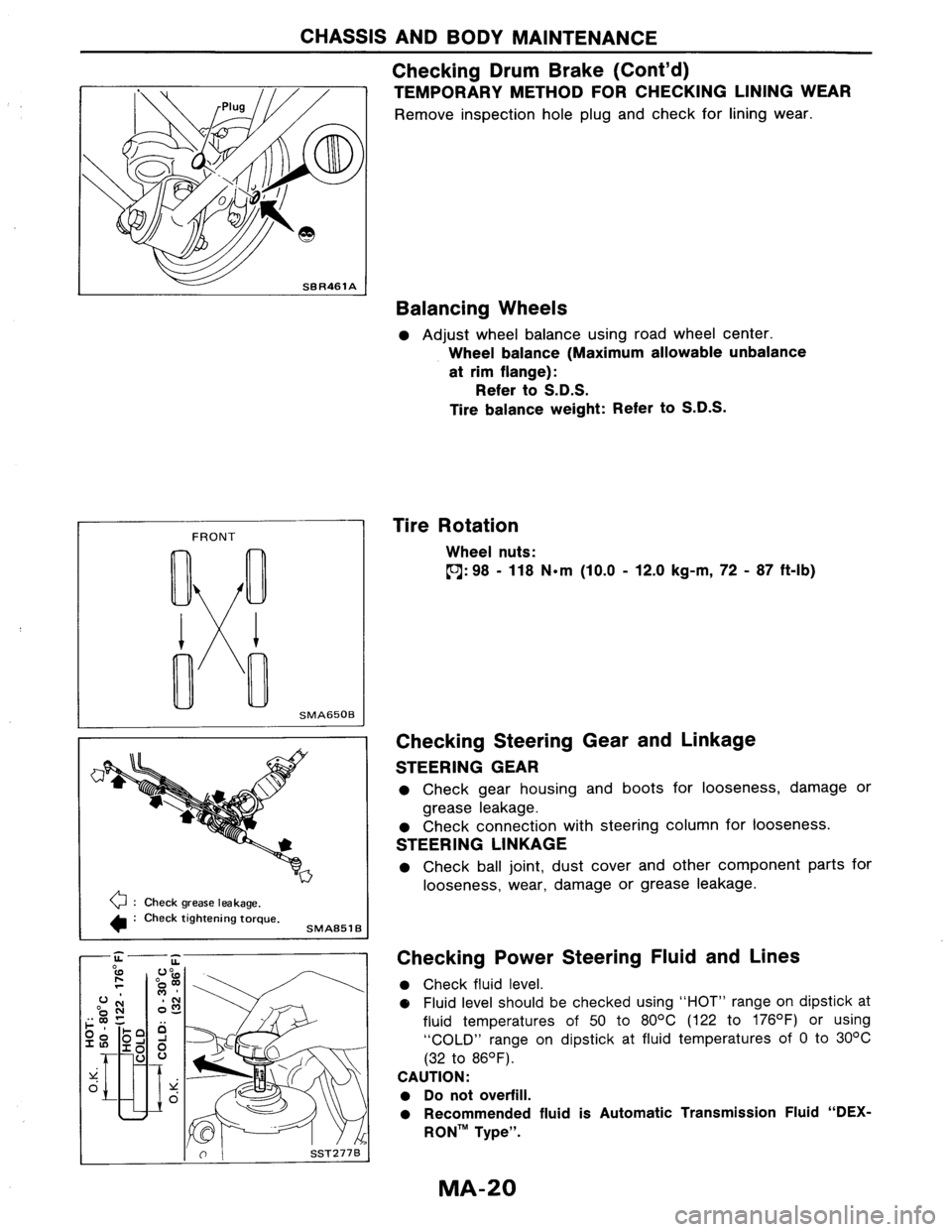 NISSAN AXXESS 1990  Service Repair Manual 