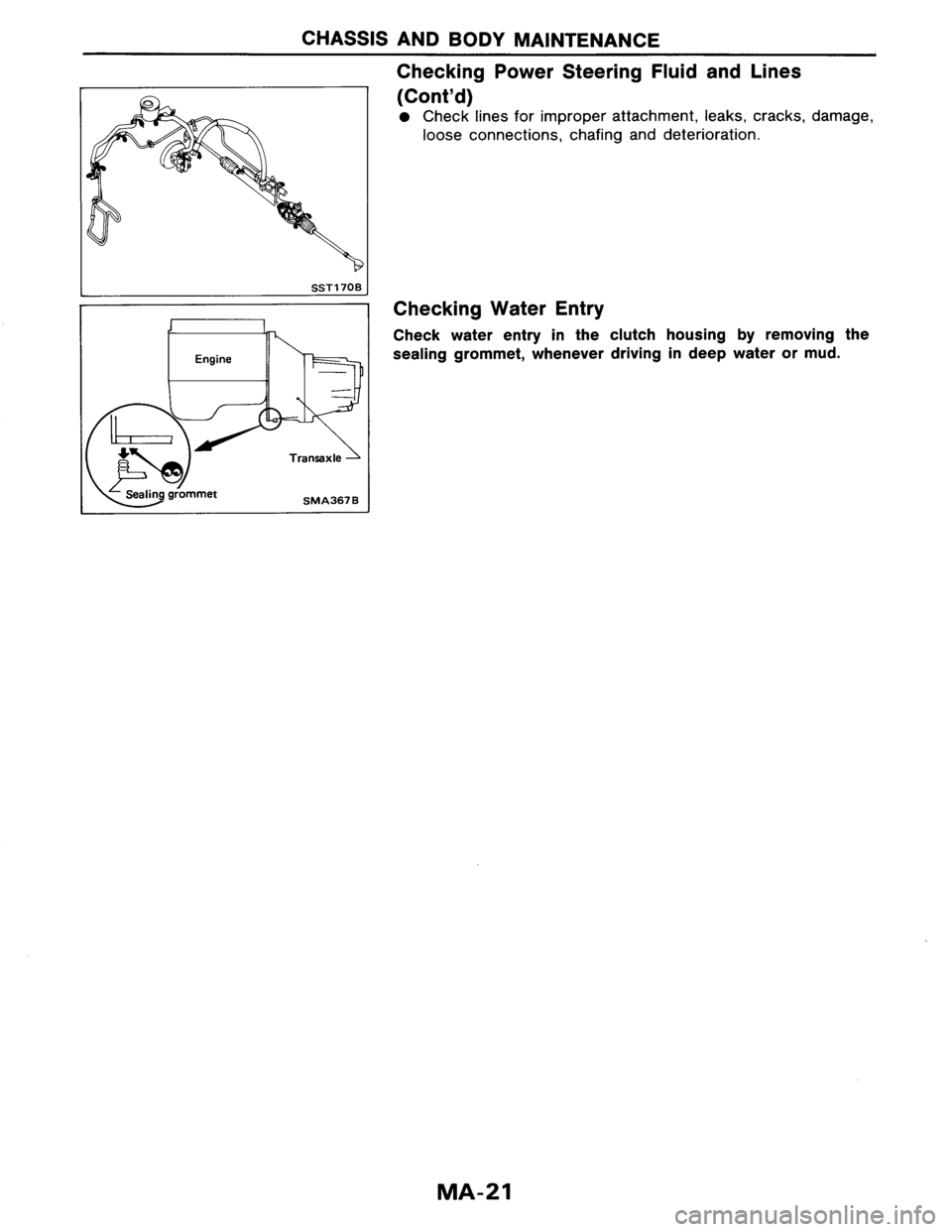 NISSAN AXXESS 1990  Service Repair Manual 