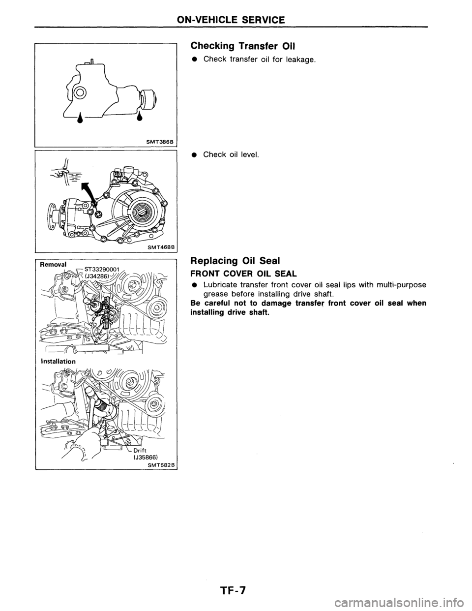 NISSAN AXXESS 1990  Service Repair Manual 