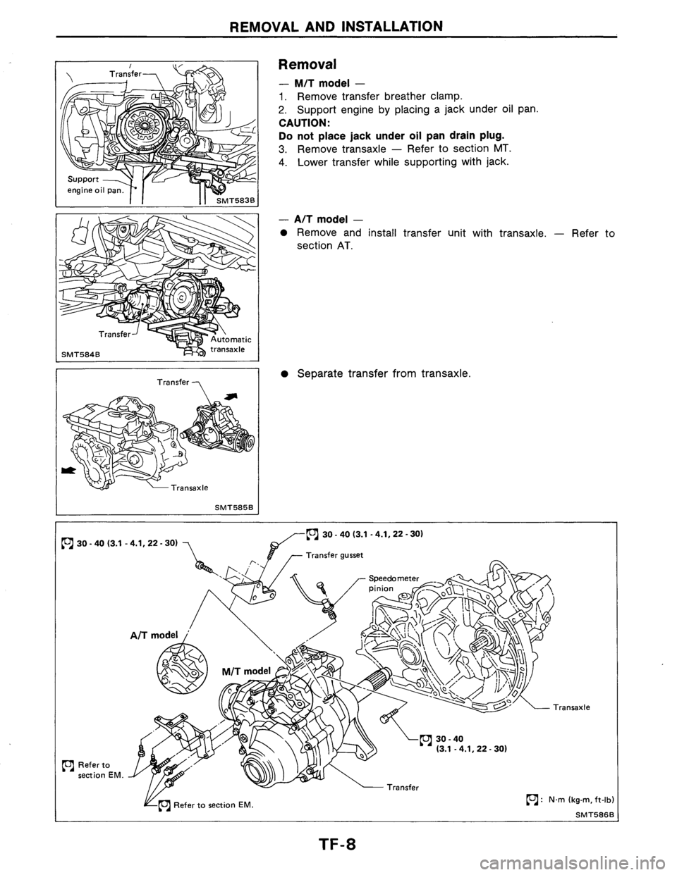 NISSAN AXXESS 1990  Service Repair Manual 