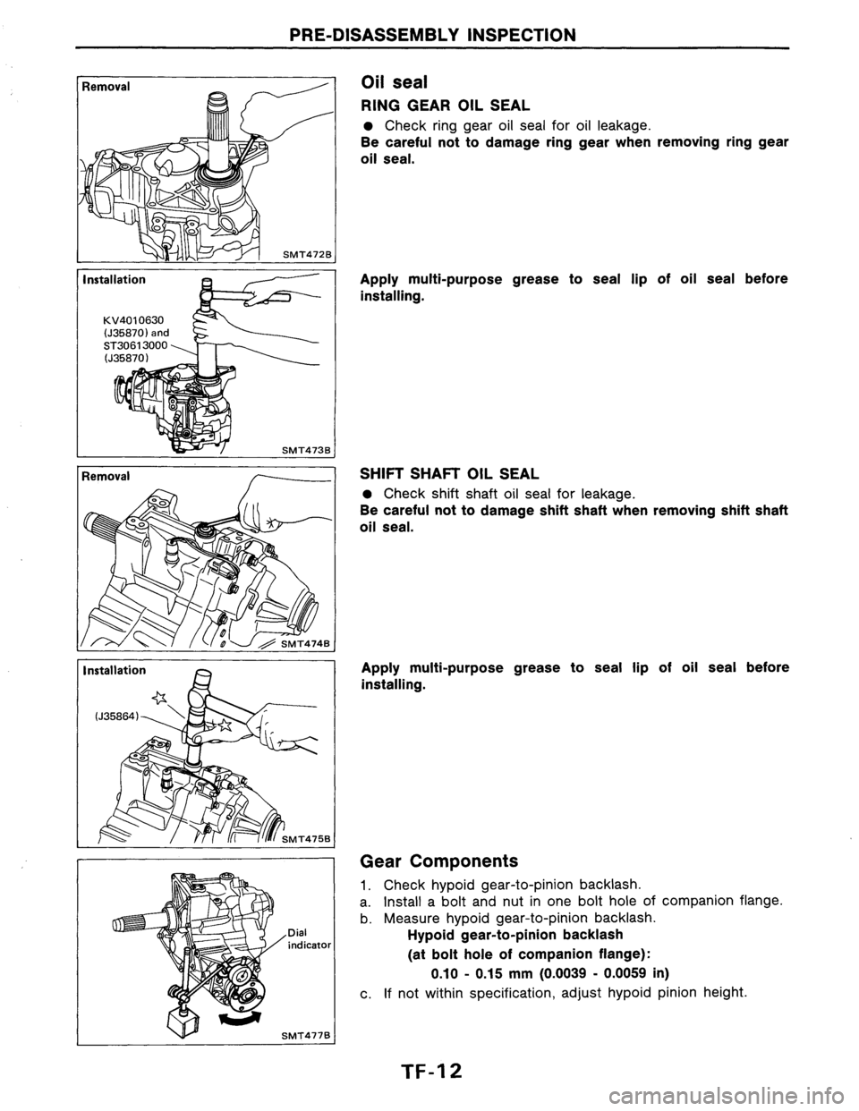 NISSAN AXXESS 1990  Service Repair Manual 