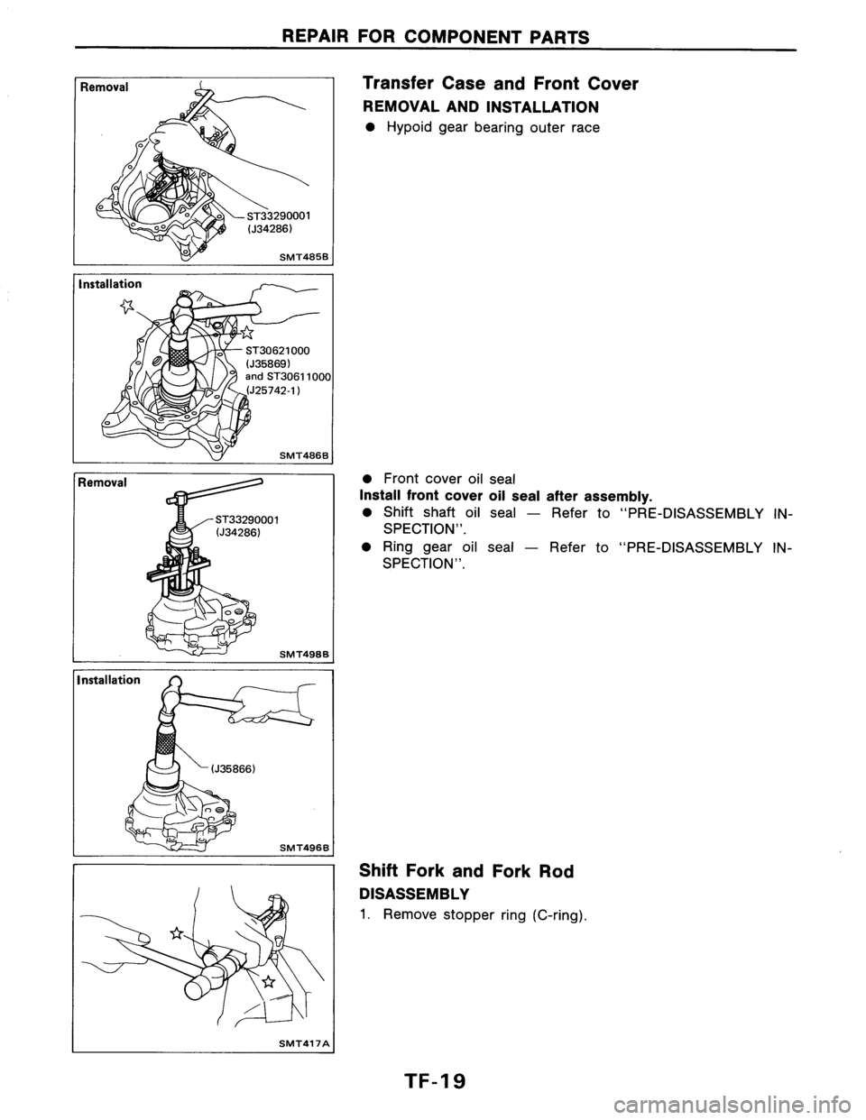 NISSAN AXXESS 1990  Service Repair Manual 