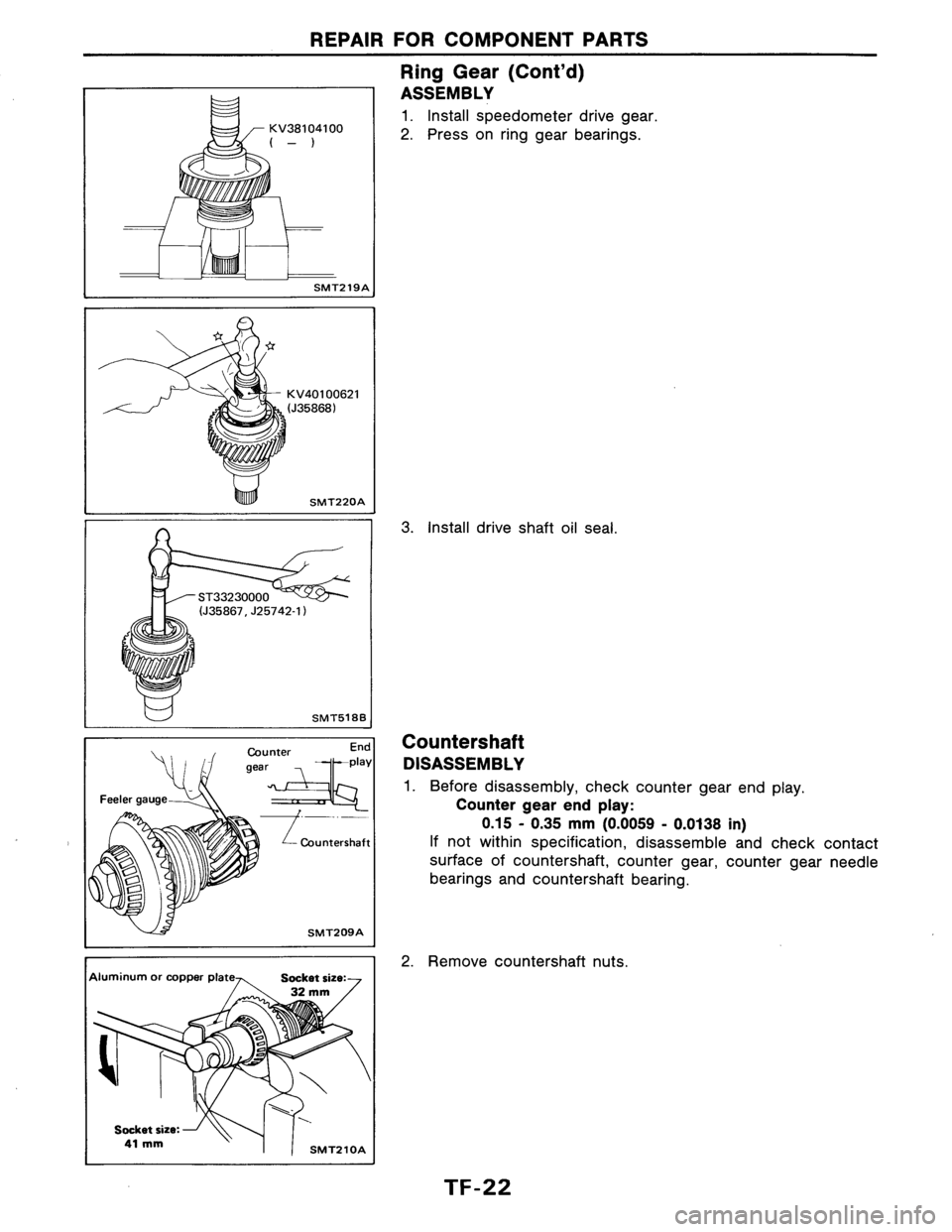 NISSAN AXXESS 1990  Service Repair Manual 