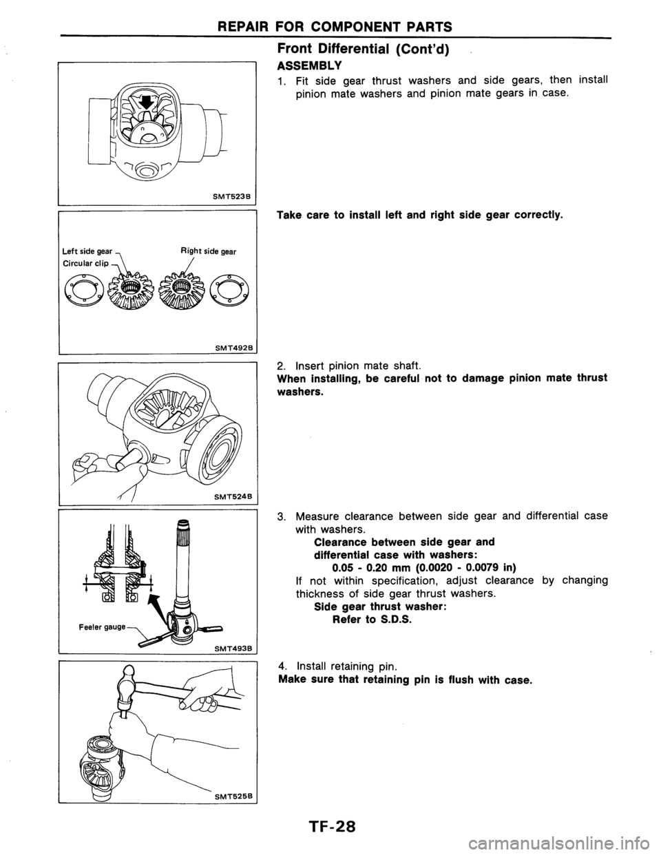 NISSAN AXXESS 1990  Service Repair Manual 