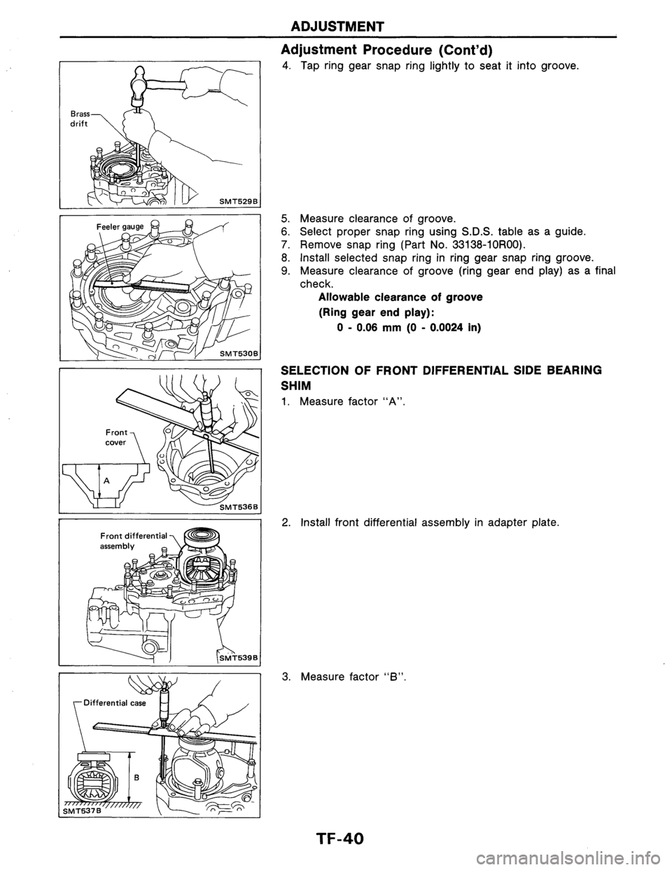 NISSAN AXXESS 1990  Service Repair Manual 